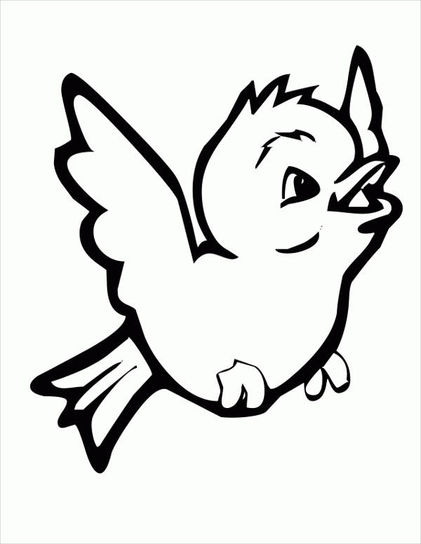 Download Free 20 Bird Coloring Pages In Ai