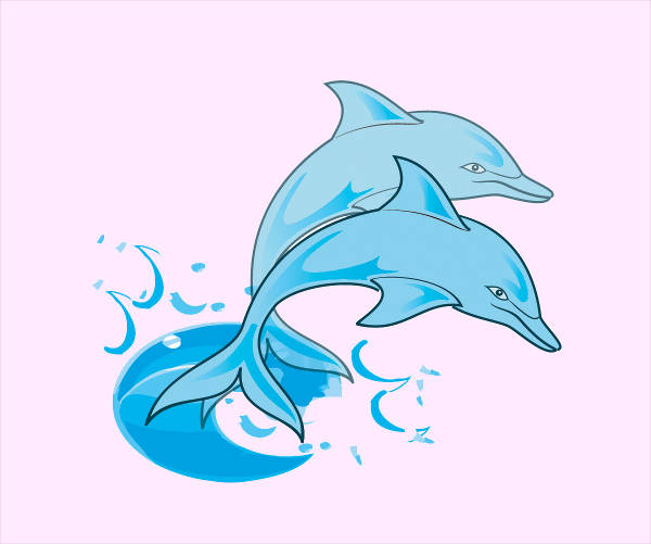 Baby Dolphin Clipart
