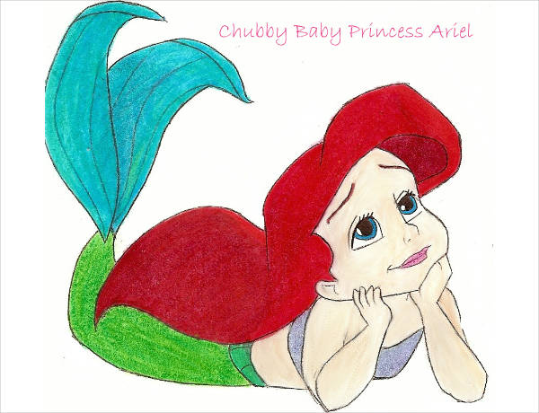 Baby Princess Drawing