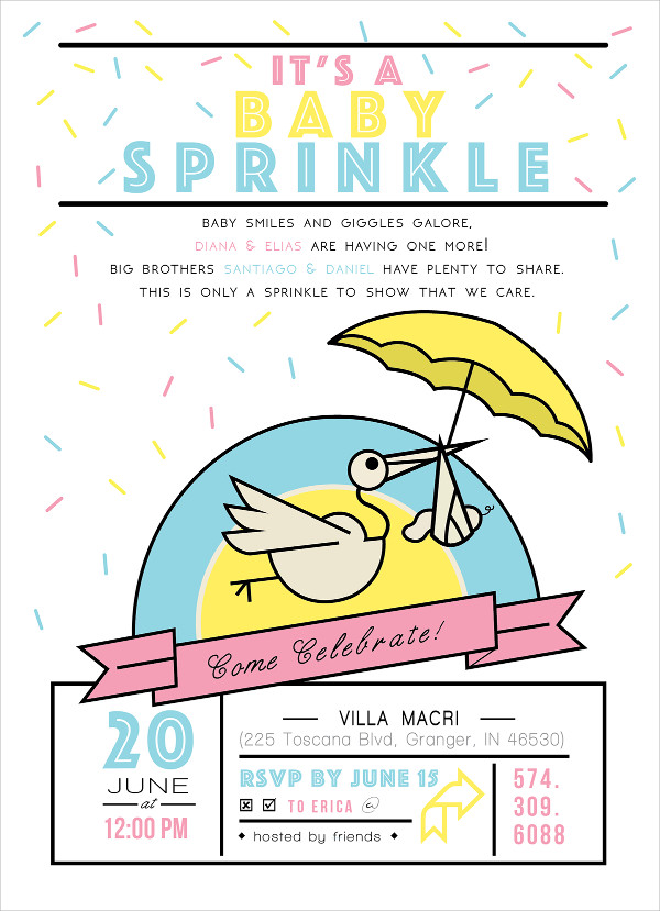 Baby Sprinkle Invitation Wording