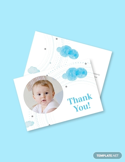 Free 10 Baby Thank You Cards In Psd Ai Vector Eps Ms Word Apple Pages Publisher