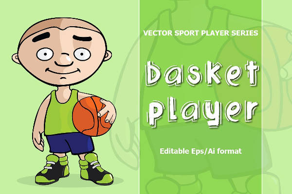 Basketball Player Vector