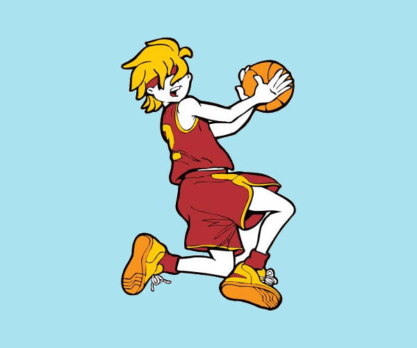 Basketball Shooting Clipart