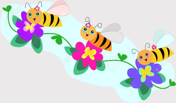 Bee Line Clipart