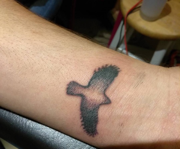 Bird Tattoo Design on Wrist