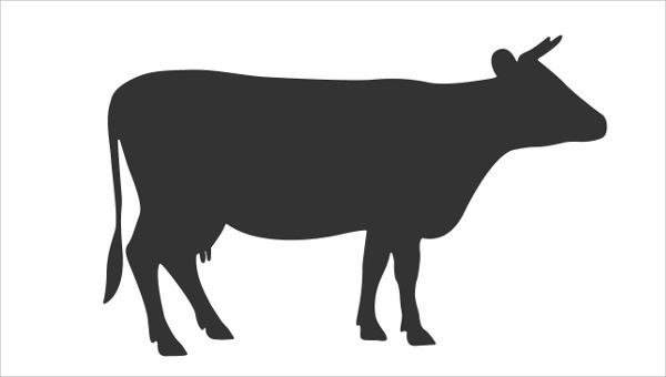 Download Free 8 Cow Silhouettes In Vector Eps Ai SVG Cut Files