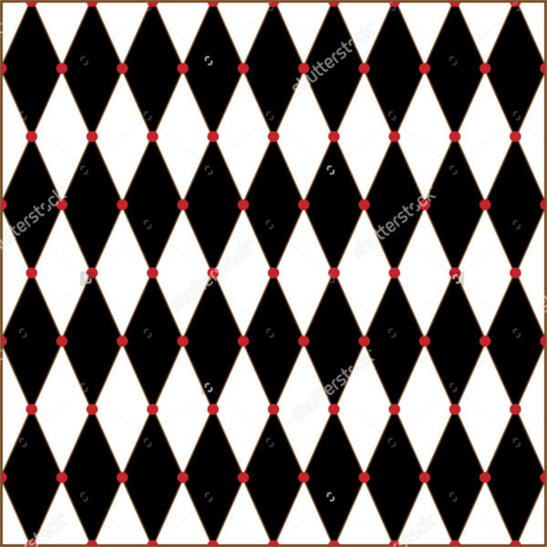 Black and White Diamond Pattern