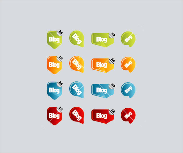 Blog Vector Icons