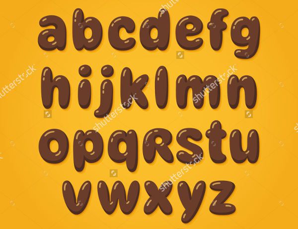 Bubble Letter Lowercase Alphabet