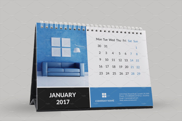 Business Desk Calendar