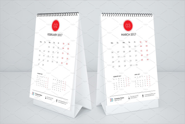 Business Desktop Calendar