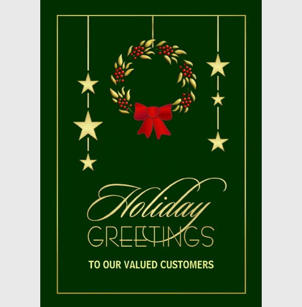 Business Holiday Greeting Card