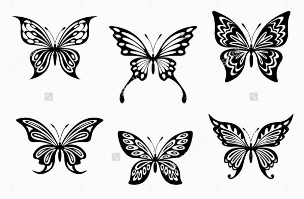 Butterfly Tattoo Silhouette