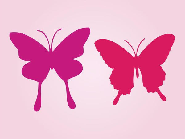 Butterfly Vector Silhouette