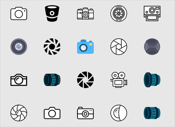 Photo Camera free vector icons designed by Smashicons