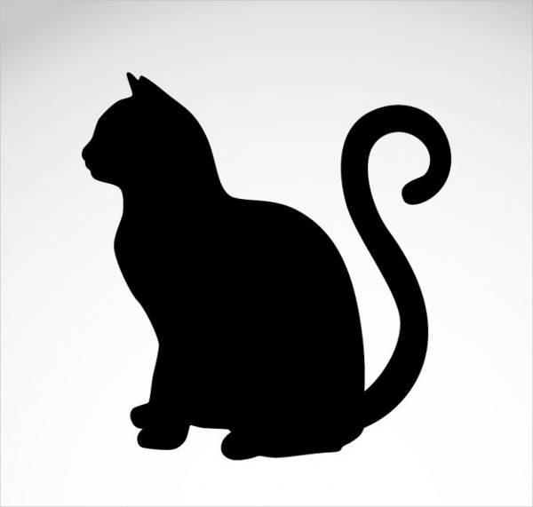 FREE 9+ Cat Silhouettes in Vector EPS AI