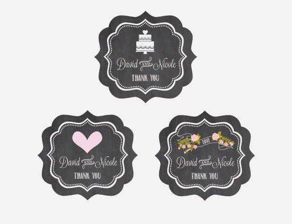 Chalkboard Sticker Label