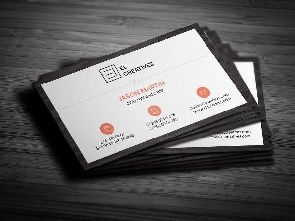 Clean Wooden Business Card