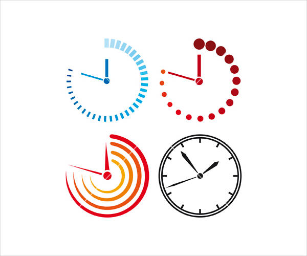 Clock Icons Vector