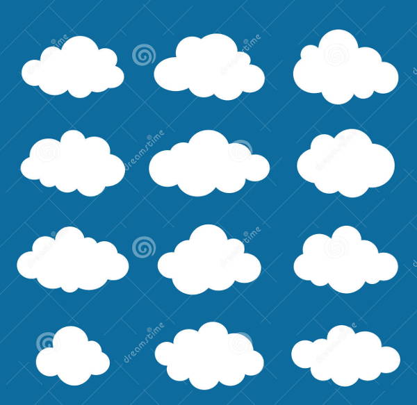 Cloud Shape Vector