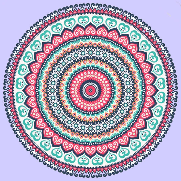 Colored Mandala Design