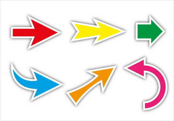 Colorful Arrow Vectors