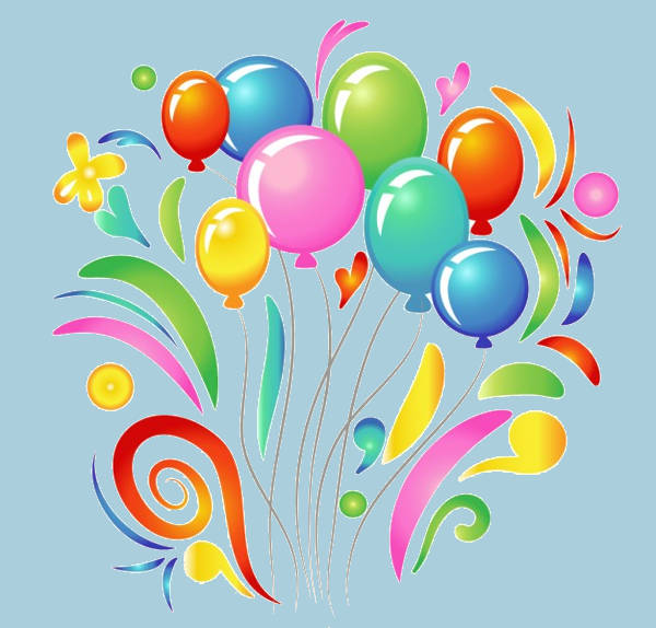 Colorful Balloon Clip Art