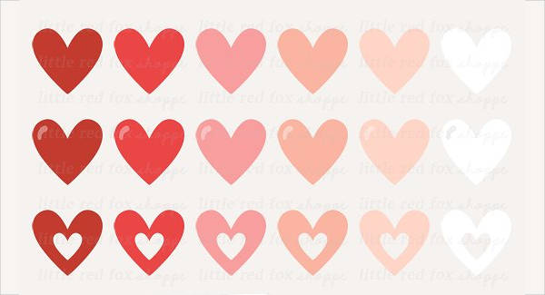 Colorful Heart Clipart