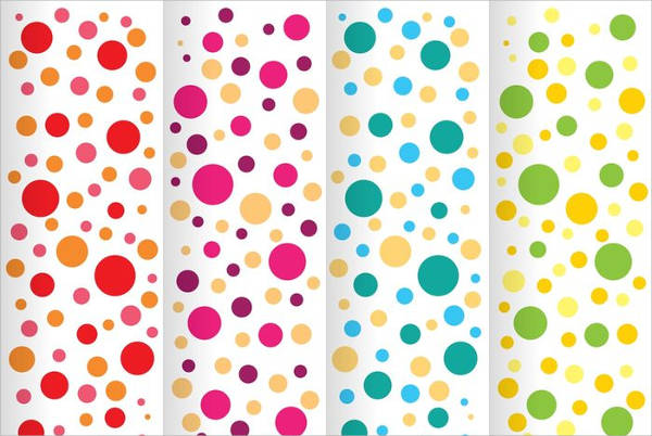 Colorful Polka Dot Pattern