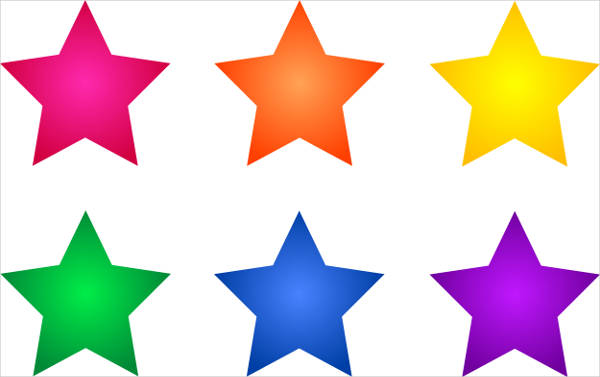 Colorful Star Clipart