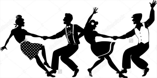 Couple Dancer Silhouette