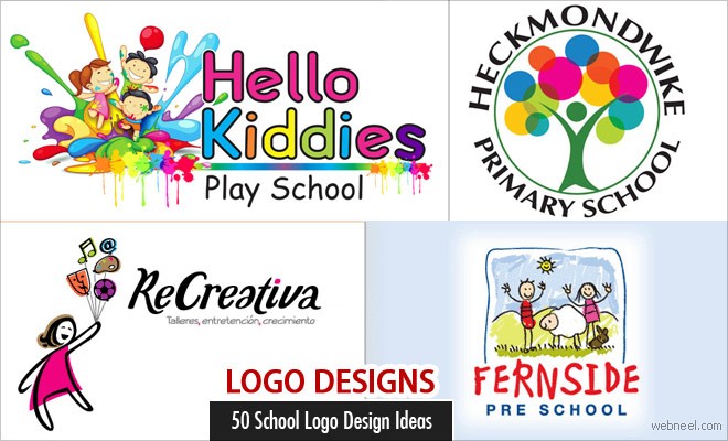 Creative School Logo Designs and Education Logo