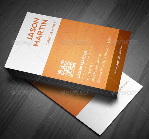 Corporate Wooden Business Card