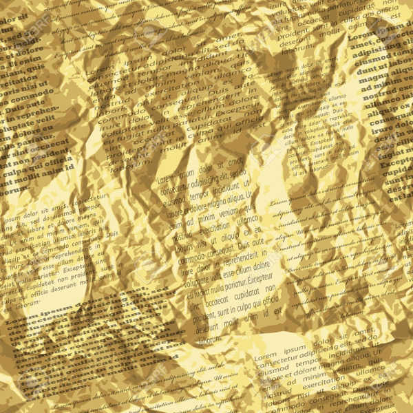 Crumpled Newspaper Texture