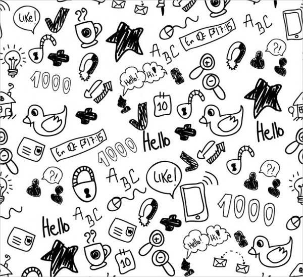 Cute Doodles Pattern