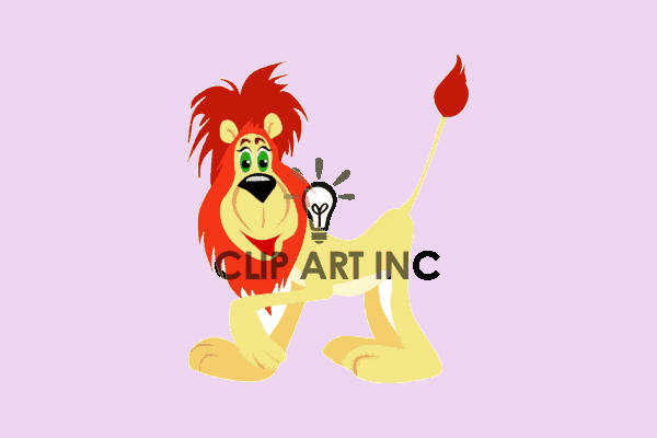 Cute Lion Clip Art