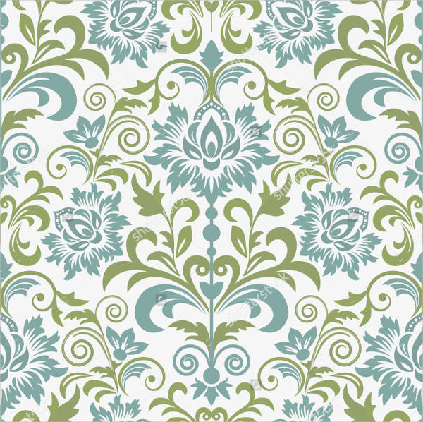 Damask Pattern Background