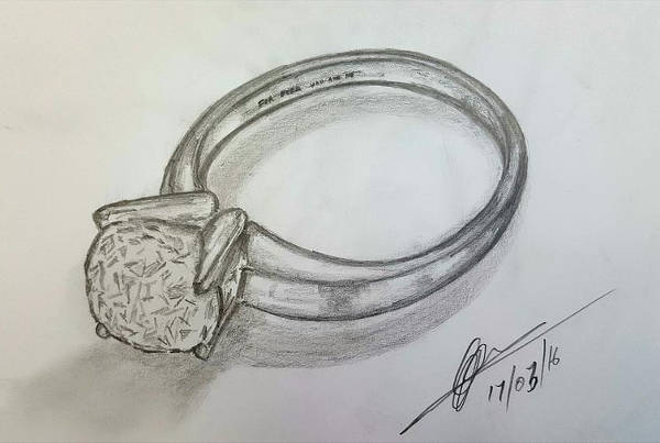Diamond Ring Drawing