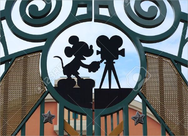 Disneyland Mickey Mouse Silhouette