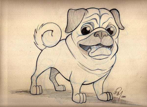 Dog Art Drawing