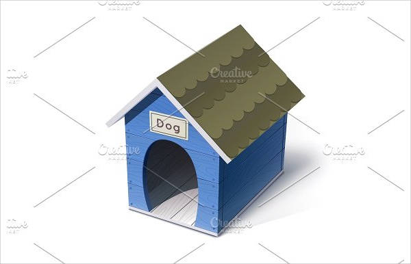 Dog House Vector