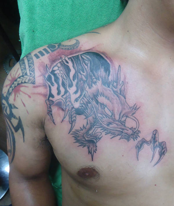 Dragon 3D Tattoo