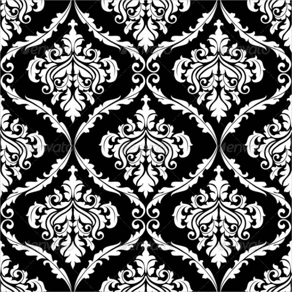 Editable Damask Pattern