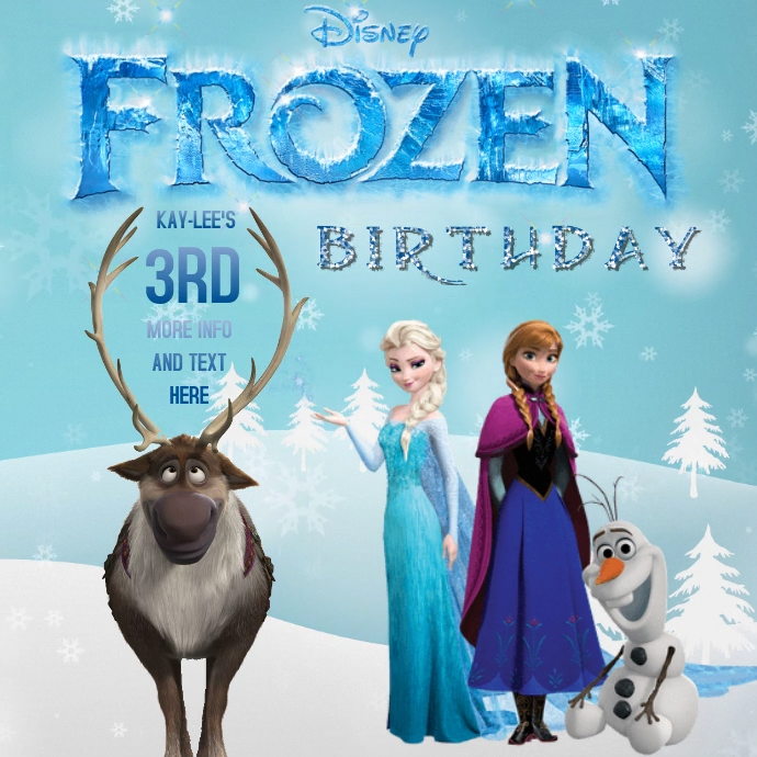 FROZEN DISNEY BIRTHDAY Party