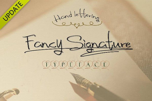 Fancy Signature Font