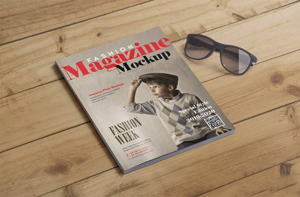 Fashion Magazine Mockup Design