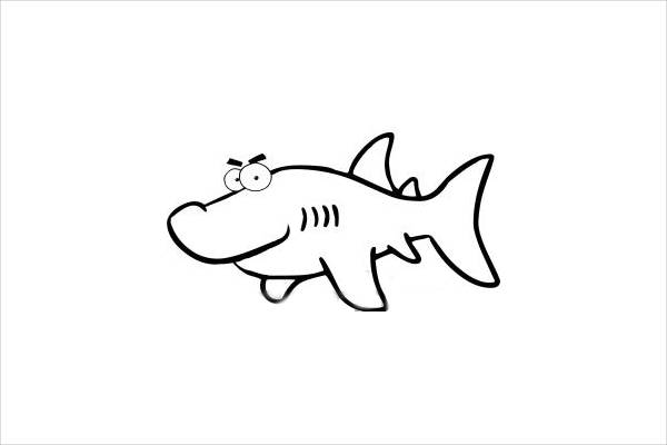 Fish Black and White Clipart