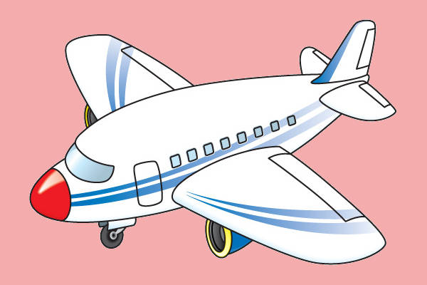 free clipart airplane outline - photo #35