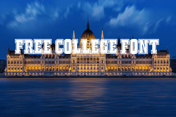 Free College Font
