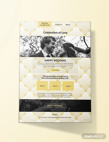 free email wedding invitation template